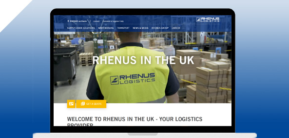 Rhenus UK Webseite