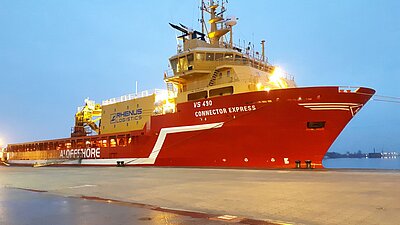 Rhenus erhält neues multifunktionales Versorgungsschiff für Offshore-Projekte