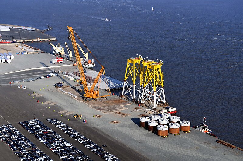 Cuxport handles offshore project 2 Riffgrund for Borkum
