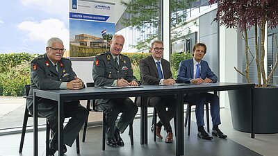 Rhenus Warehousing Solutions Netherlands signs agreement with Dutch Ministry of Defence for Logistics Centre Soesterberg