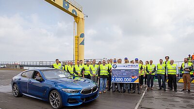 Cuxport ships the two millionth car for a premium manufacturer