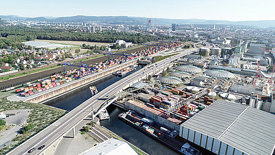 Von der Straße auf die Schiene: Verkehrsverlagerung am Gateway Basel Nord