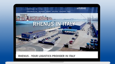 Rhenus in Italien launcht neue Website