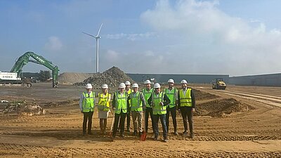 Baubeginn eines 33.000 Quadratmeter großen, nachhaltigen Neubaus für Rhenus in Venlo